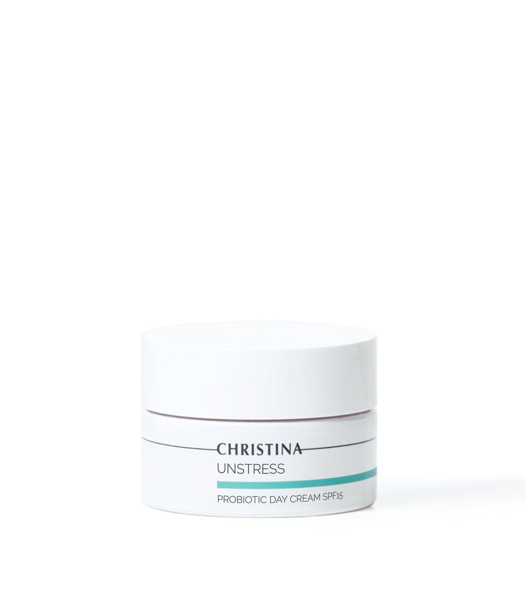 Christina Cosmeceuticals Unstress Probiotic Soothing Day Cream SPF 15